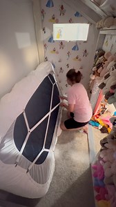 While the sheets don’t need to be changed every week, it’s really not that hard! Beddy's makes it a lot easier! I have them linked under discount codes & links with a discount for you! #affiliatelink #neurodivergenthome #beddys #breezingthroughhome #breezingthrough #housebed #bedding #kidsbeds #girlbed | Breezing Through