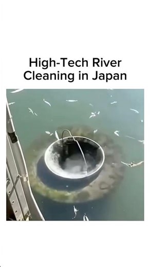 Japan’s Automated River Cleaning Vortex Skimmer📝