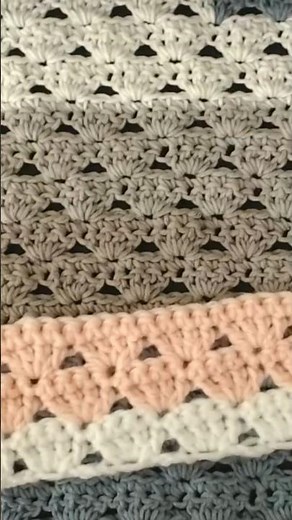 Crochet Blanket. Diamond cluster stitch. Quick and easy crochet blanket.