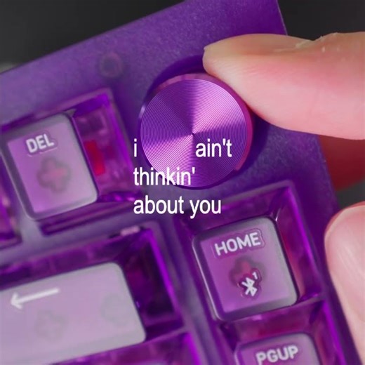 purple K65 PLUS WIRELESS = gnarly #corsair