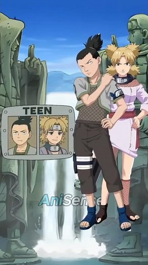 "Shikamaru x Temari" 🥰 | Couples Evolution!" #naruto #shikamaru #temari