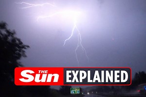 Does lightning come from the ground?
