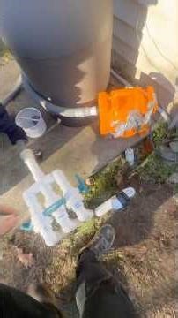 POOL SKIMMER REPLACED 👍 #swimmingpool #plumbing #shorts