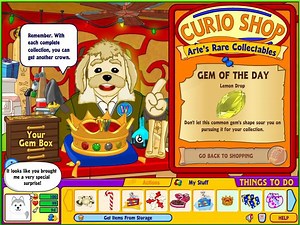 Webkinz Curio Shop Script