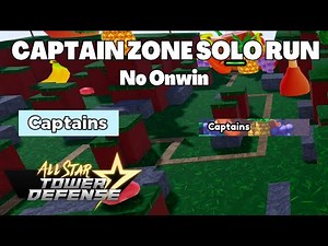 How To Solo Captain Zone (No ONWIN!) (Captain Units) (Blood Queen Orb) All Star Tower Defense ASTD