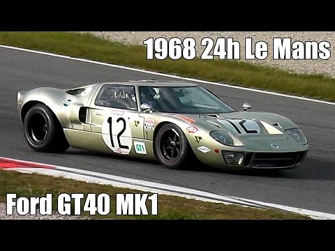 Ford GT40 SOUND ! 1968 Le mans GT40 MK1 Original Car