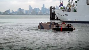 The BvS10 Goanna is a flexible/modular near coastal and riverine vehicle providing unprecedented levels of mobility and protection. Its airmobile deployment off the Landing Helicopter Dock (LHD) flight deck means that ground forces can be lifted, connected and protected. Read more https://wp.me/p3avY4-2NS | Military Leak