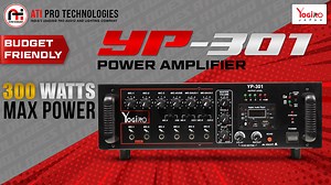 300 Watt Pa Amplifier With Echo Model YP-301 AMPLIFIER | ATi Pro Technologies | Atipro Technologies