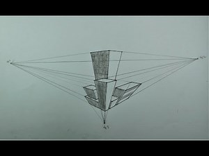 How To Draw a Simple Building in 3 Point Perspective