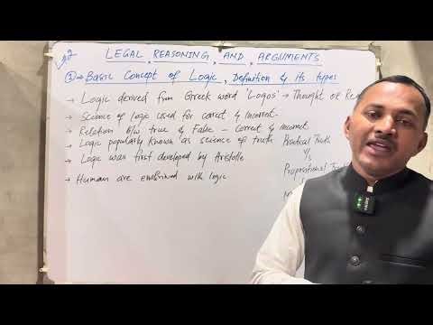 Legal Reasoning And Arguments | Lecture 2