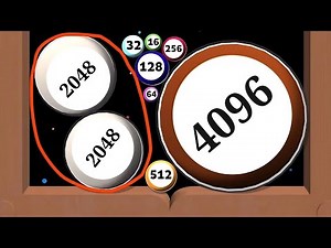 SURROUND AND MERGE (4096,8192,16384, INFINITY ∞)🆚 Save the fish / Jelly 2048 Balls Gameplay part #67