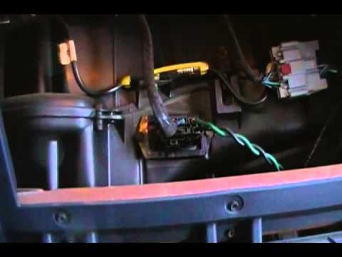 How to change the blower motor resistor - 2002 Dodge Caravan