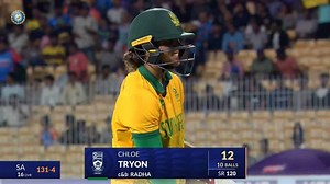 IND-W vs SA-W 2024, 2nd T20I: Chloe Tryon Wicket