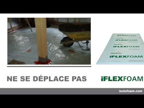 iFLEXFOAM - isolation sous la dalle de béton