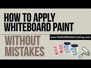 How to Apply Whiteboard Paint Without Mistakes