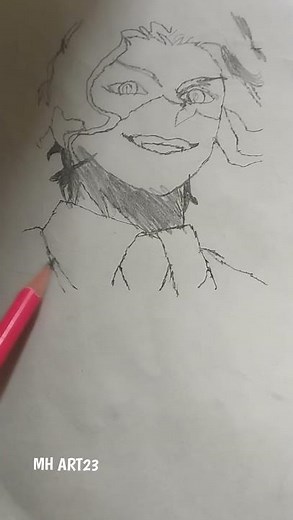 How to draw muzan step by step