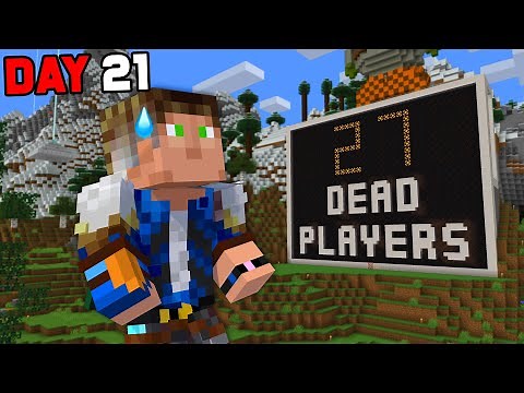 I Survived 30 Days On A Minecraft Hardcore SMP...