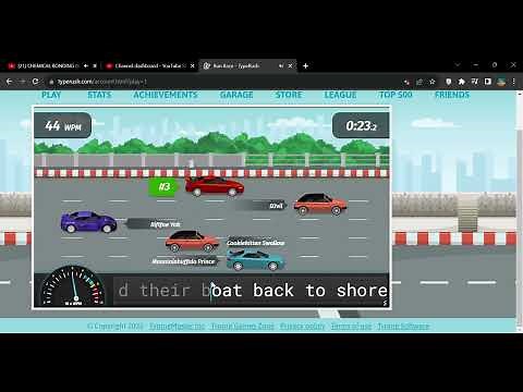 Type Rush Race Worldwide League of Typing Racers! (WPM 40)