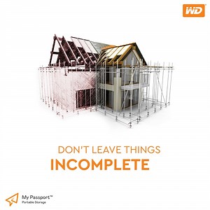 Don’t let procrastination take over you. Back all your important data today with WD My Passport HDD. #GladYouBackedUp | WD