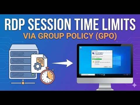 How to apply RDP session time limit - with ‪@TechSevak2.0‬