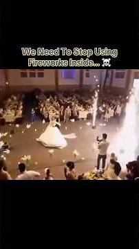 We Need To Stop Using Fireworks Inside… ☠️ #badidea