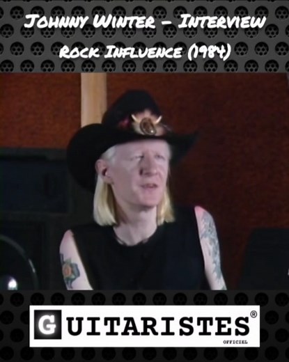 🎸 Johnny Winter - Interview Rock Influence 1984. 📽️ YouTube Version 👉 https://youtu.be/C-cYRnlGb9c #linkinbio 🤠🎶🎵 #johnnywinter #interview #guitar #guitarist #guitarplayer #electricguitar #vintage #guitarhero #guitarsolo #guitaristesofficiel #guitaristesofficielTV #blues #music #archive #rock | guitaristes.officiel