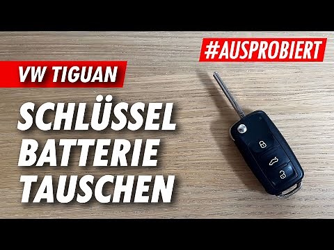 VW Tiguan: Replace Key Fob Battery ✅