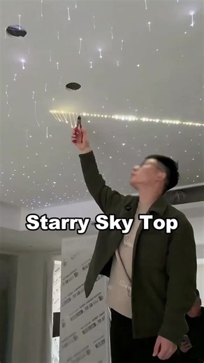 Ceiling star lights. #light #led #lightingdecor #factory #aleadlighting