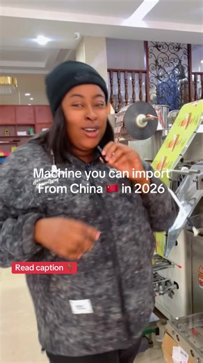 Machine you can import in 2026 from China 🇨🇳 Mini Sachet Packaging Machine What it produces \t•\tPepper sachets \t•\tKetchup \t•\tShampoo \t•\tDetergent \t•\tPowder milk 2. CNC Wood Router What it produces \t•\tFurniture designs \t•\tDoors \t•\tDecorative panels \t•\tSignboards 3. Cookie / Snack Production Machine What it produces \t•\tCookies \t•\tBiscuits \t•\tSmall pastries Cold-Pressed Oil Machine What it produces You can press oil from: \t•\tPalm kernel \t•\tCoconut \t•\tSesame \t•\tGroun
