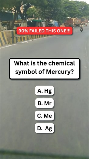 Shiny, liquid metal with a symbol that doesn’t match its name… guess it! | Ashish Brainteaser