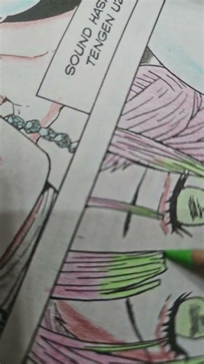 Colouring my Demon slayer Manga vol.6🔥🔥🔥
