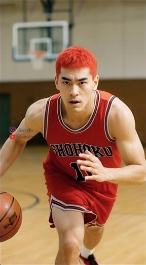 Slam Dunk - AI Live Action #ai #anime #slamdunk #hanamichisakuragi