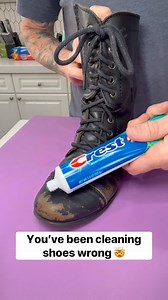 949K views · 257 reactions | Smart boot cleaning trick This original video was produced by Network Media LLC Productions, Rick Lax and Jennie Carroll | Playing with Food | Facebook