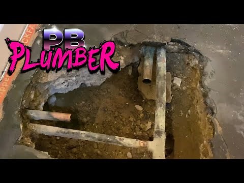 P B Plumber Finding a leak in a floor