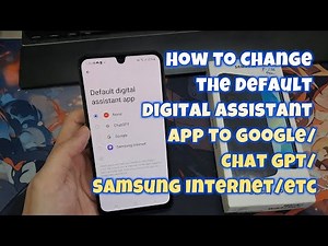Galaxy A16: How to Change the Default Digital Assistant App to Google/Chat GPT/Samsung Internet