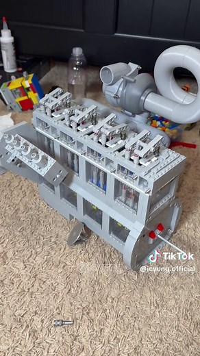 Build a LEGO Turbo Diesel Engine Model