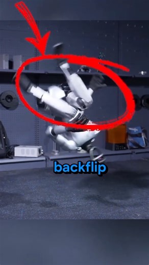 This Humanoid Robot Dances and backflips Like a Pro #robotsbackflip #robotdance #shorts