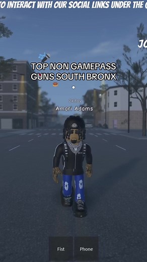 Top Non-Gamepass Guns in South Bronx Roblox