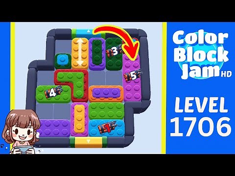 Color Block Jam Level 811 (1706) Solution Walkthrough