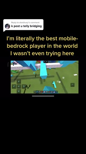 Reply to @alexbluey I’m the best #bedrockedition #bedrock #pvp #viral #fyp #java #yt #king_of_bedrock #actual_king_of_bedrock #1v1 #freevapulate #dabest #getgud
