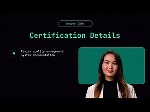 Vendor Quality Audit Checklist with eAuditor