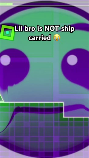 Lil bro is NOT ship carried in Geometry Dash… #geometrydash