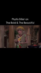 Phyllis Diller in March 2012, her final appearance on The Bold and the Beautiful before she passed in August 2012. #phyllisdiller #soapopera #boldandbeautiful | The Phyllis Diller
