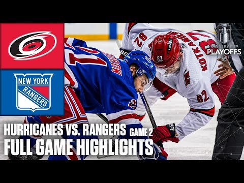 2nd Round: Carolina Hurricanes vs. New York Rangers Game 2 | Full Game Highlights
