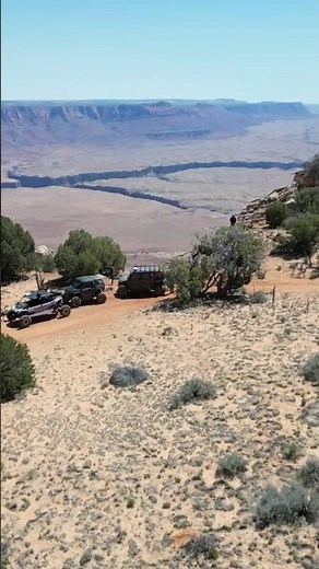 Overlooking the Grand Canyon from atop the Vermillion Cliffs