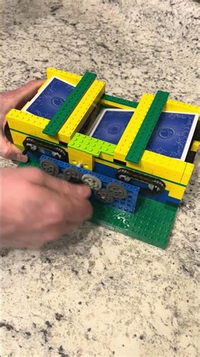LEGO card shuffler