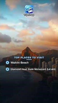 Honolulu Travel Guide 🌍 Top Things to Do in Honolulu | Tripmi #Shorts