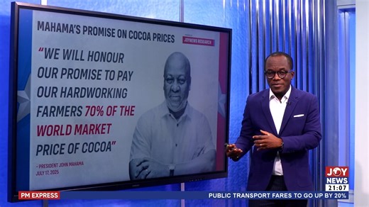 11K views · 147 reactions | Cocoa politics: Evans Mensah breaks down 2025 price trends, Ghana’s export earnings, farmgate history & more. #PMExpress | JoyNews | Facebook
