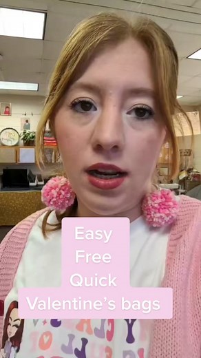 Easy and Free Valentine’s Bags Craft for Classroom | Valentine Bag Decorating Ideas