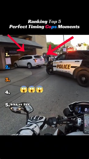 Ranking Top 5 Perfect Timing Cops Moments #usa #cops